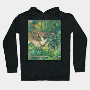 The House of Father Lacroix, Auvers-sur-Oise by Paul Cezanne Hoodie